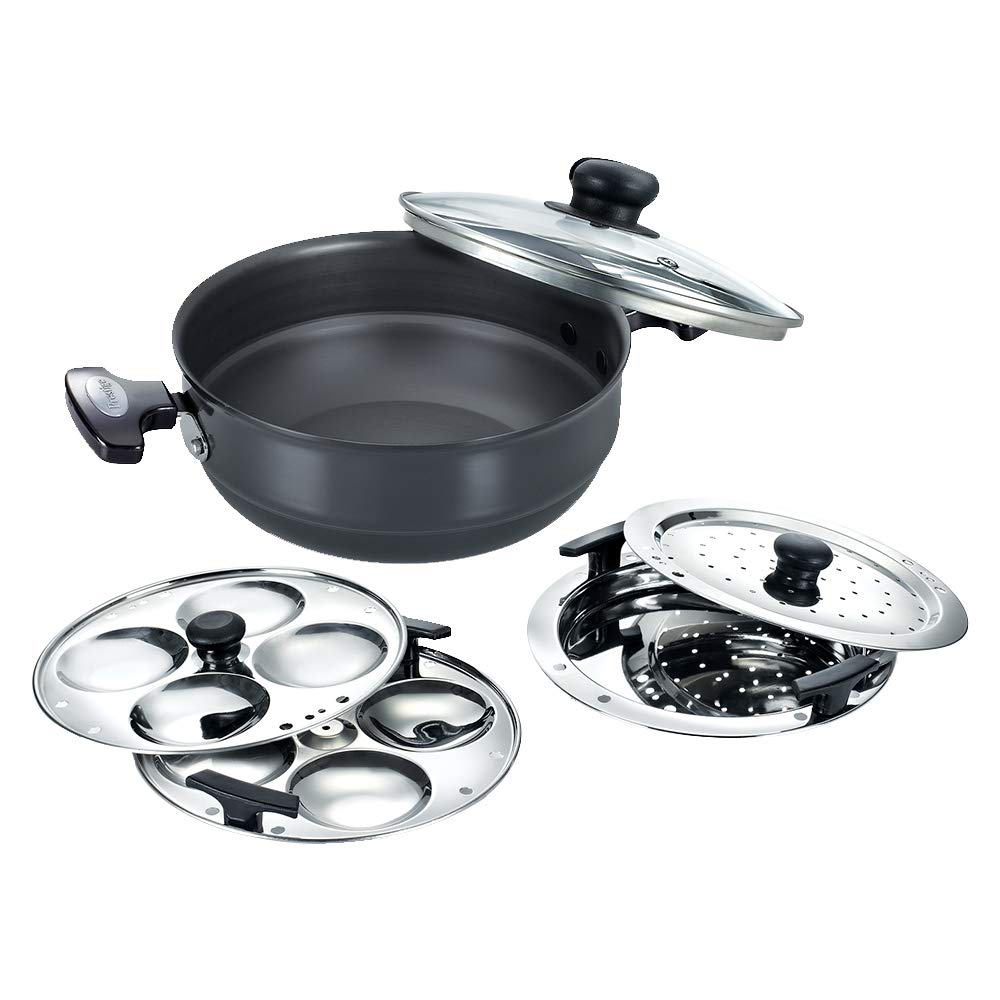 Prestige Multi_Kadai Cookware Hard Anodised - Daily Needs Products