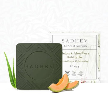 Sadhev Melon & Aloe Vera Bathing Bar - 125 GM
