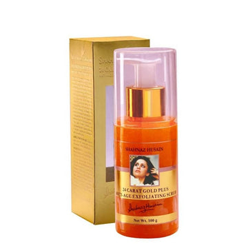 Shahnaz Husain 24 Carat Gold Anti Age Exfoliating Scrub - 100 GM