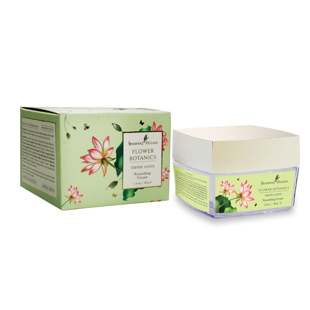 Shahnaz Husain Flower Botanics Exotic Lotus Nourishing Cream - 40 GM