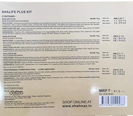 Shahnaz Husain Shalife Plus Kit - 30 GM