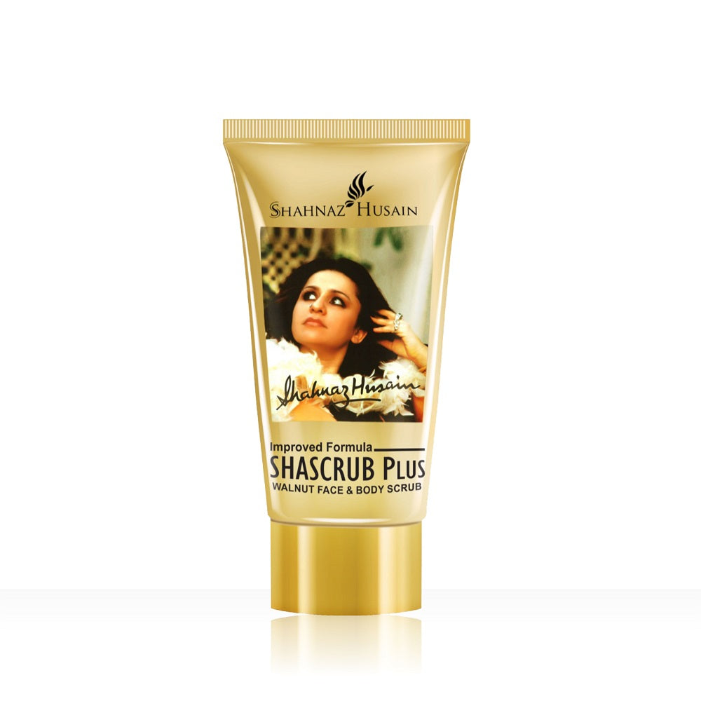 Shahnaz Husain Shascrub Walnut Face and Body Scrub - 40 GM