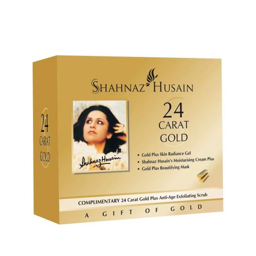 Shahnaz Husain 24 carat gold skin radiance kit - 100 GM