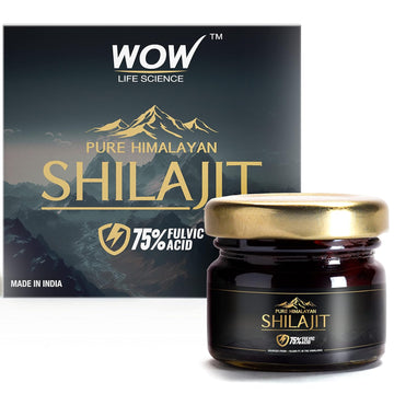 WOW Life Science Pure Himalayan Shilajit/Shilajeet Resin - 20 GM