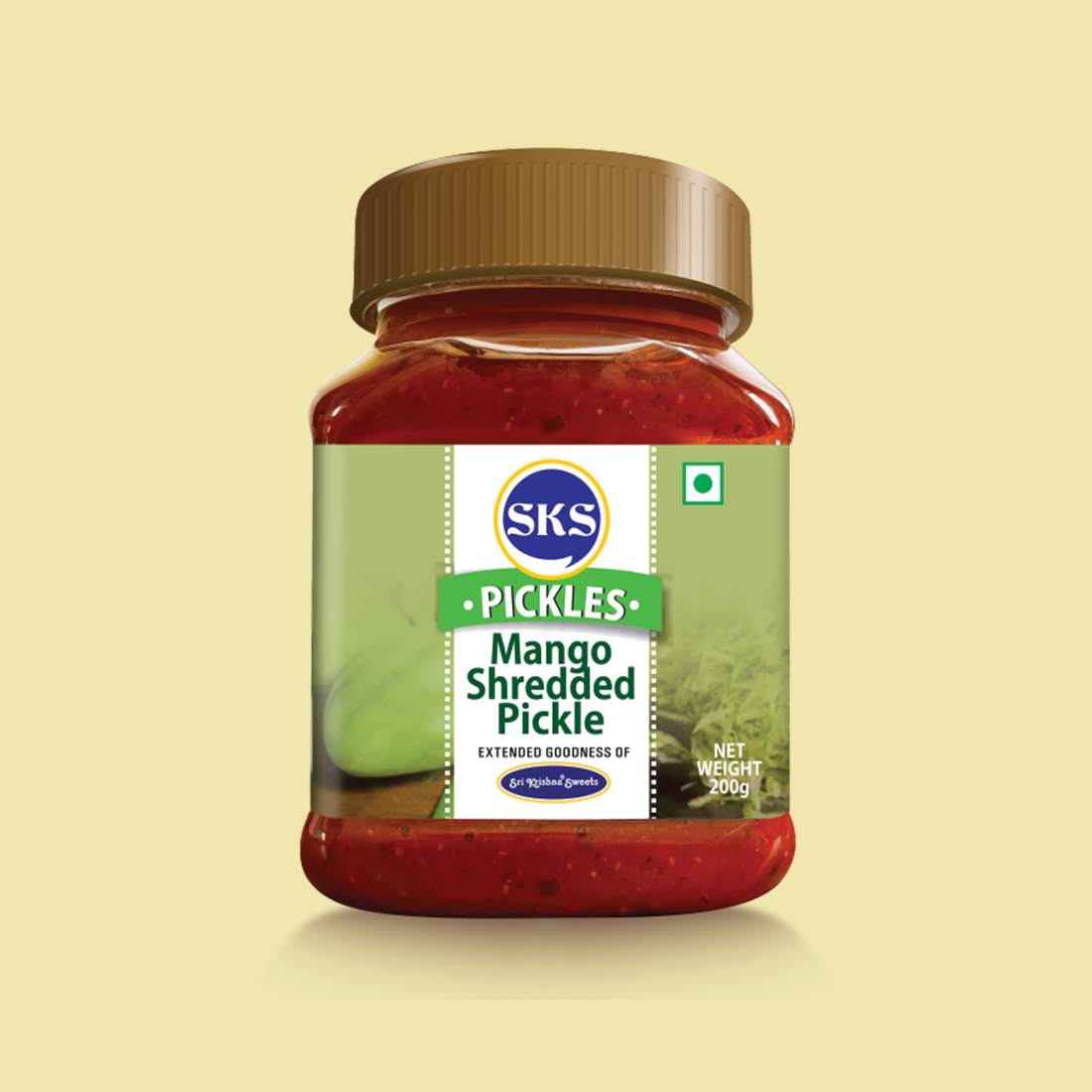 Sri Krishna Sweets Shredded Mango Pickle - 200 GM
