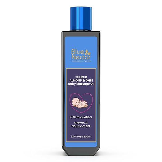 Blue Nectar Shubhr Almond & Ghee Baby Massage Oil