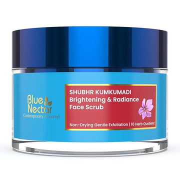 Blue Nectar Shubhr Kumkumadi Brightening & Radiance Face Scrub - 50 GM