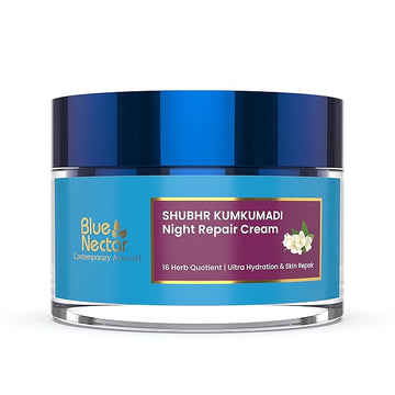Blue Nectar Shubhr Kumkumadi Night Repair Cream - 50 GM