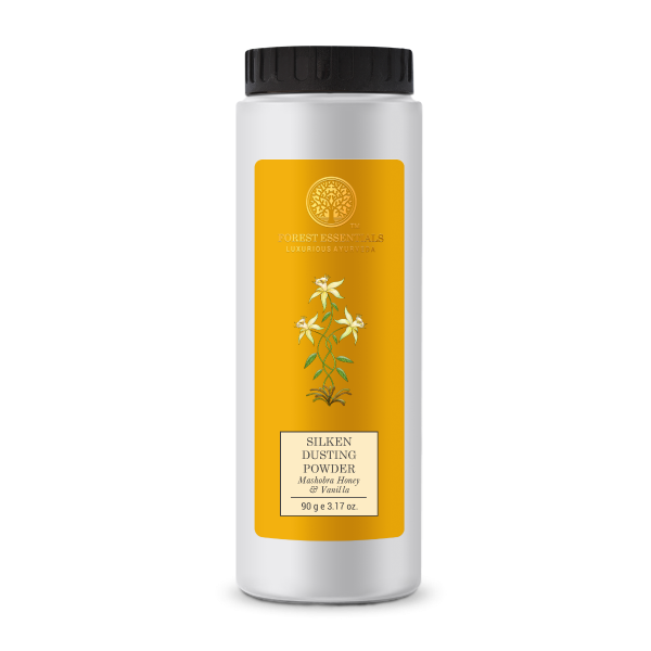 Forest Essentials Silken Dusting Powder Mashobra Honey & Vanilla - 90 GM