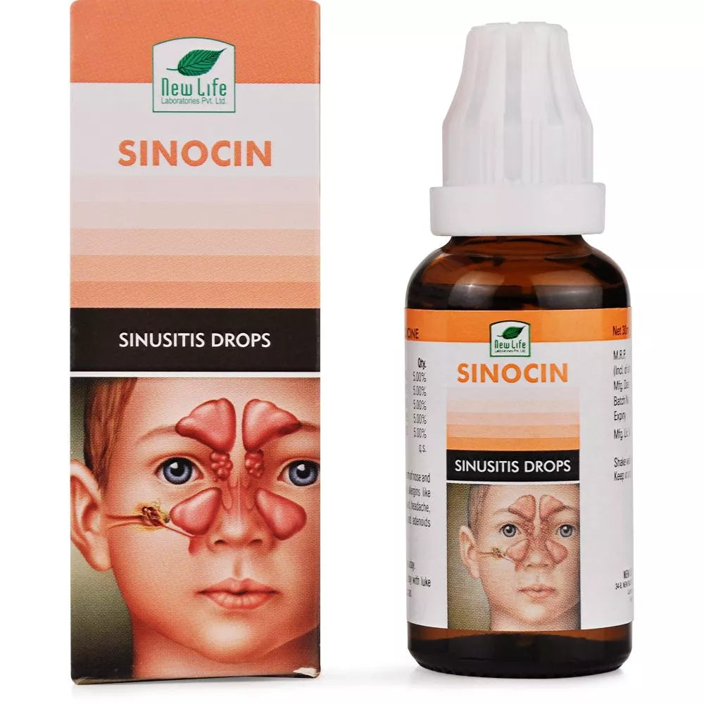 New Life Sinocin Sinusitis Drops - 30 ML