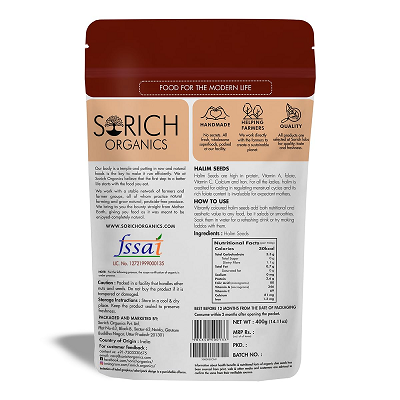 Sorich Organics Halim Seeds