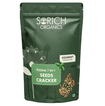 Sorich Organics Pudina Seeds Cracker - 200 GM