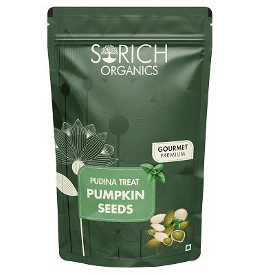 Sorich Organics Pudina Treat Pumpkin Seeds - 200 GM