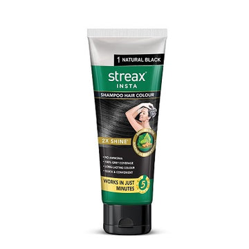 Streax Insta Shampoo Hair Colour Squeeze Pack