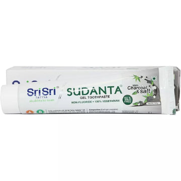 Sri Sri Tattva Sudanta Toothpaste with Charcoal & Salt - 100 GM