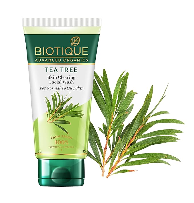 Biotique Tea Tree Skin Clearing Normal to Oily Skin Face Wash - 150 ML
