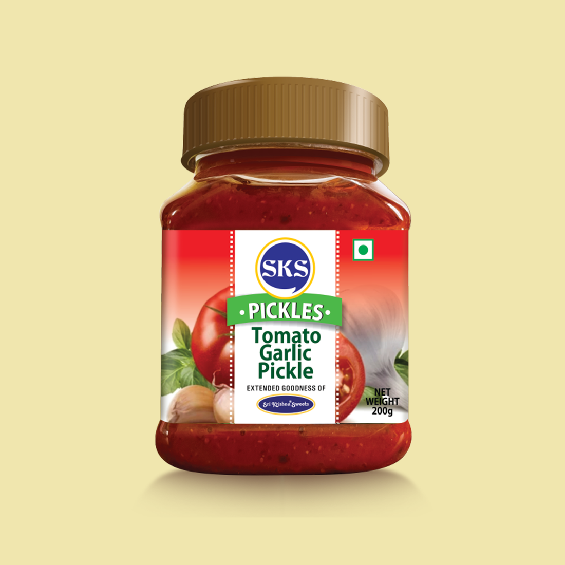 Sri Krishna Sweets Tomato Garlic Pickle - 200 GM