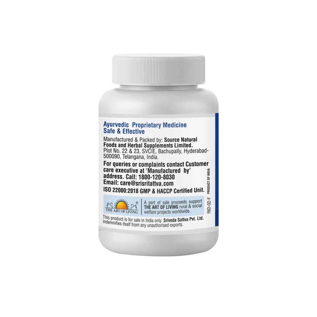 Sri Sri Tattva Turmeric Plus Tablets - 60 Nos