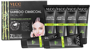 VLCC Activated Bamboo Charcoal Facial Kit - 60 GM