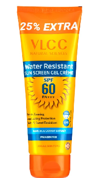 VLCC Water Resistant SPF 60 PA+++ Sunscreen Gel Creme - 125 GM