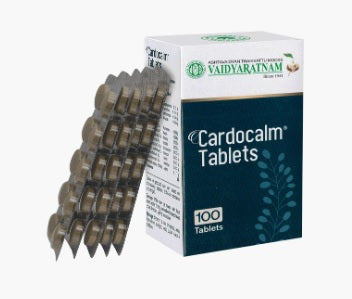 Vaidyaratnam Cardocalm Tablets - 100 Nos