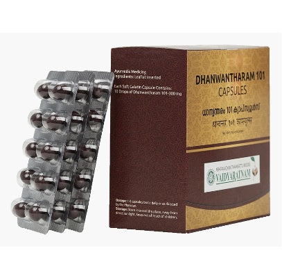 Vaidyaratnam 101 Dhanwantharam Soft Gel Capsule - 100 Nos