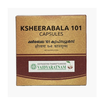 Vaidyaratnam 101 Ksheerabala Soft Gel Capsule - 100 Nos