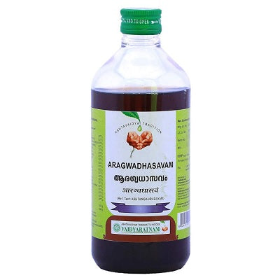 Vaidyaratnam Aragwadhasavam - 450 ML