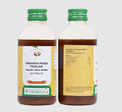Vaidyaratnam Bruhath Pinda Thailam - 200 ML