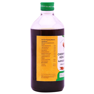 Vaidyaratnam Chemparuthyadi Kera Thailam - 200 ML