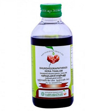 Vaidyaratnam Dhurdhoorapathradi Kera Thailam - 200 ML