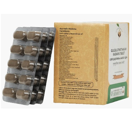 Vaidyaratnam Gulguluthikthakam Kashaya Gulika - 100 tabs