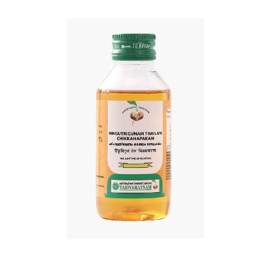 Vaidyaratnam Hinguthigunam Thailam Chikkanapakam - 100 ML