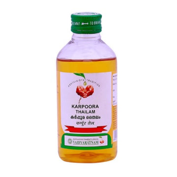Vaidyaratnam Karpoora Thailam - 200 ML