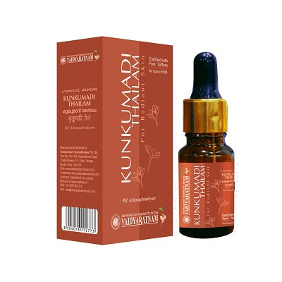 Vaidyaratnam Kumkumadi Thailam - 10 ML