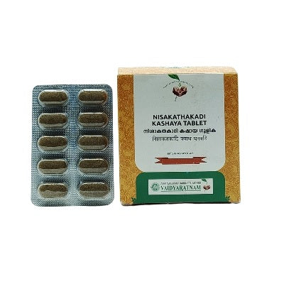 Vaidyaratnam Nisakathakadi Kashaya Gulika - 100 Nos