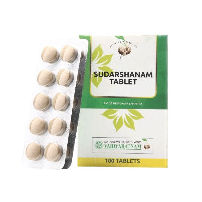 Vaidyaratnam Sudarshanam Gulika Tablets - 100 Nos