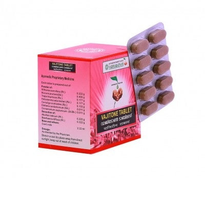 Vaidyaratnam Vajitone Tab - 100 Nos