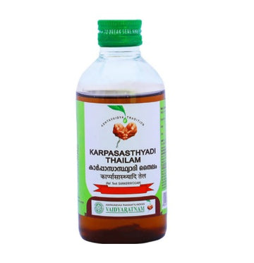 Vaidyaratnam karpasasthyadi Thailam - 200 ML