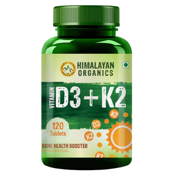Himalayan Organics Plant Based D3 + K2 Capsules