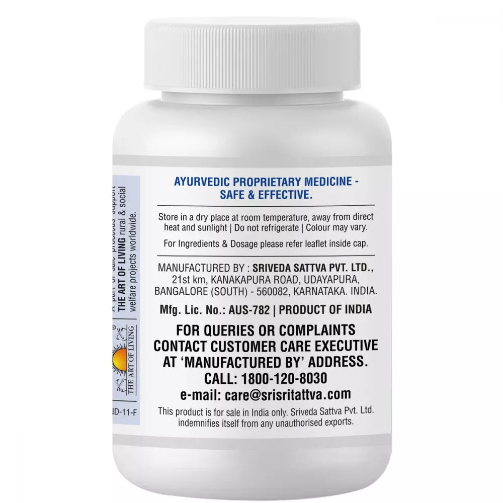 Sri Sri Tattva Vrikka Sanjivini Vati - 60 Nos