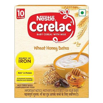 Nestle Cerelac Baby Cereal with Milk Wheat Honey Dates - 300 GM
