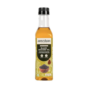 Anveshan Wood Pressed Black Sesame Gingelly Oil