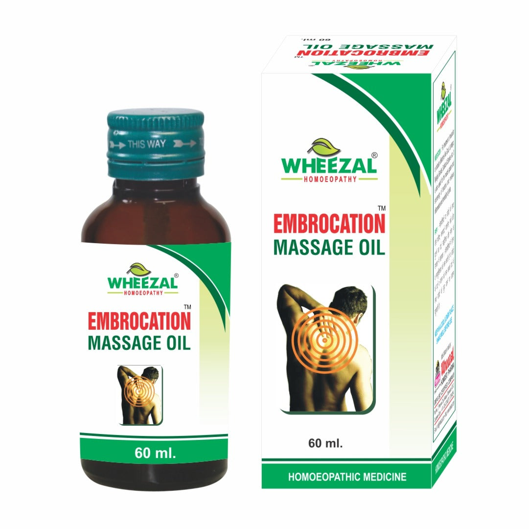 Wheezal Embrocation Massage Oil - 60 ML