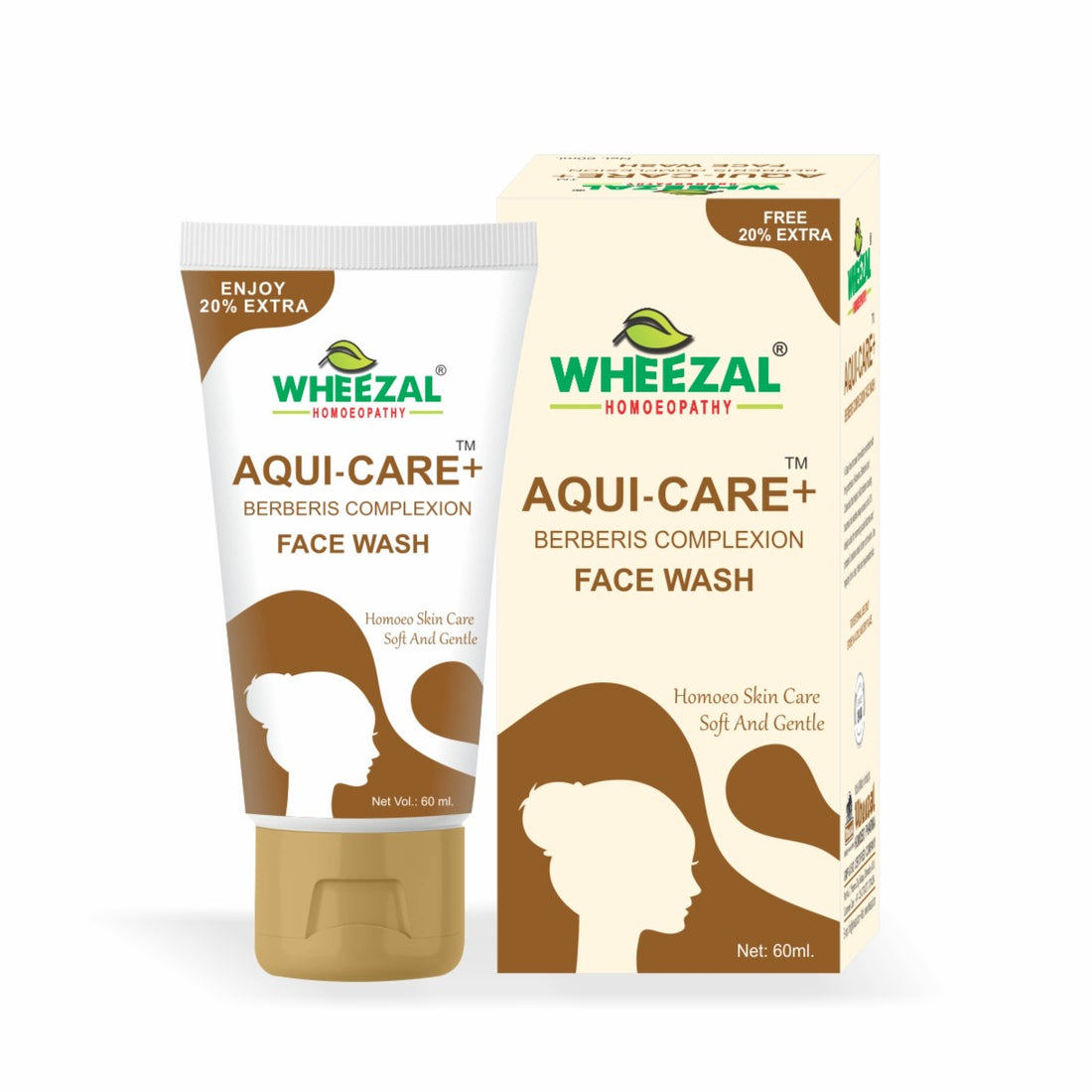 Wheezal Aqui Care+ Berberies Complexion Face Wash - 60 ML