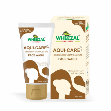 Wheezal Aqui Care+ Berberies Complexion Face Wash - 60 ML