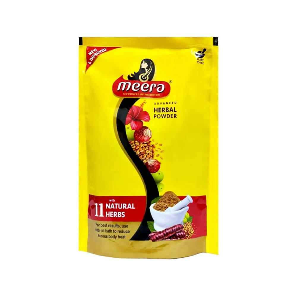 Meera Herbal Hairwash Powder With 11 Naturals Herbs