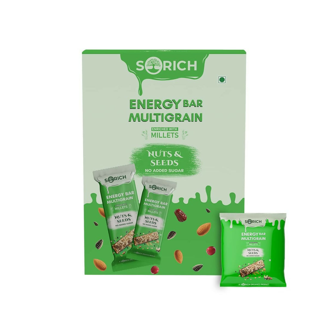 Sorich Organics Multigrain Energy Mini Bars Nut & Seeds