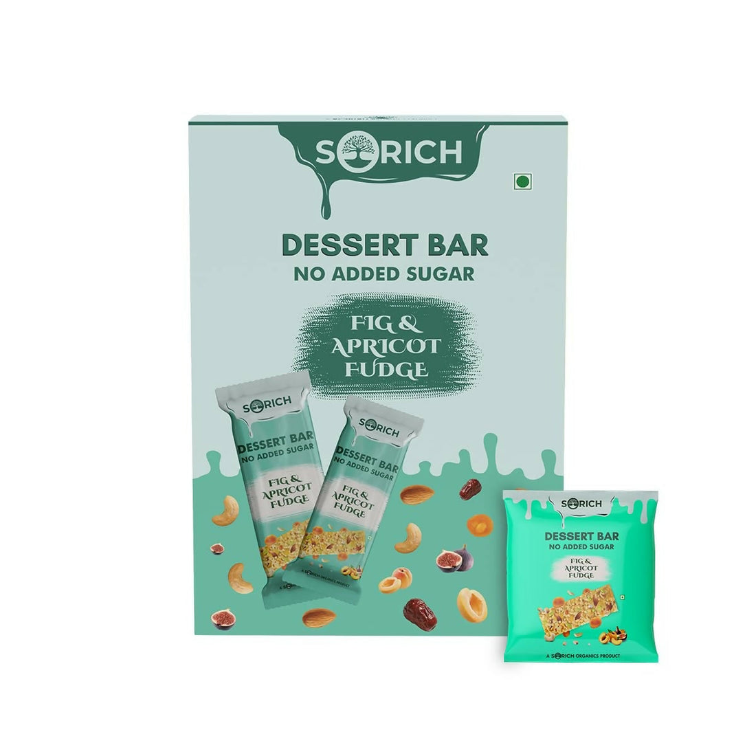 Sorich Organics Dessert Protein Mini Bars Fig & Apricot