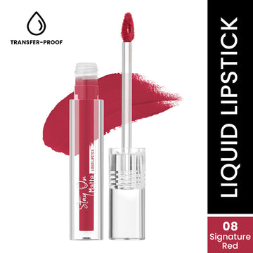 Swiss Beauty Matte Long Lasting Stay Maxx Lip Crayon Lipstick Matte Finish - Purple Villain